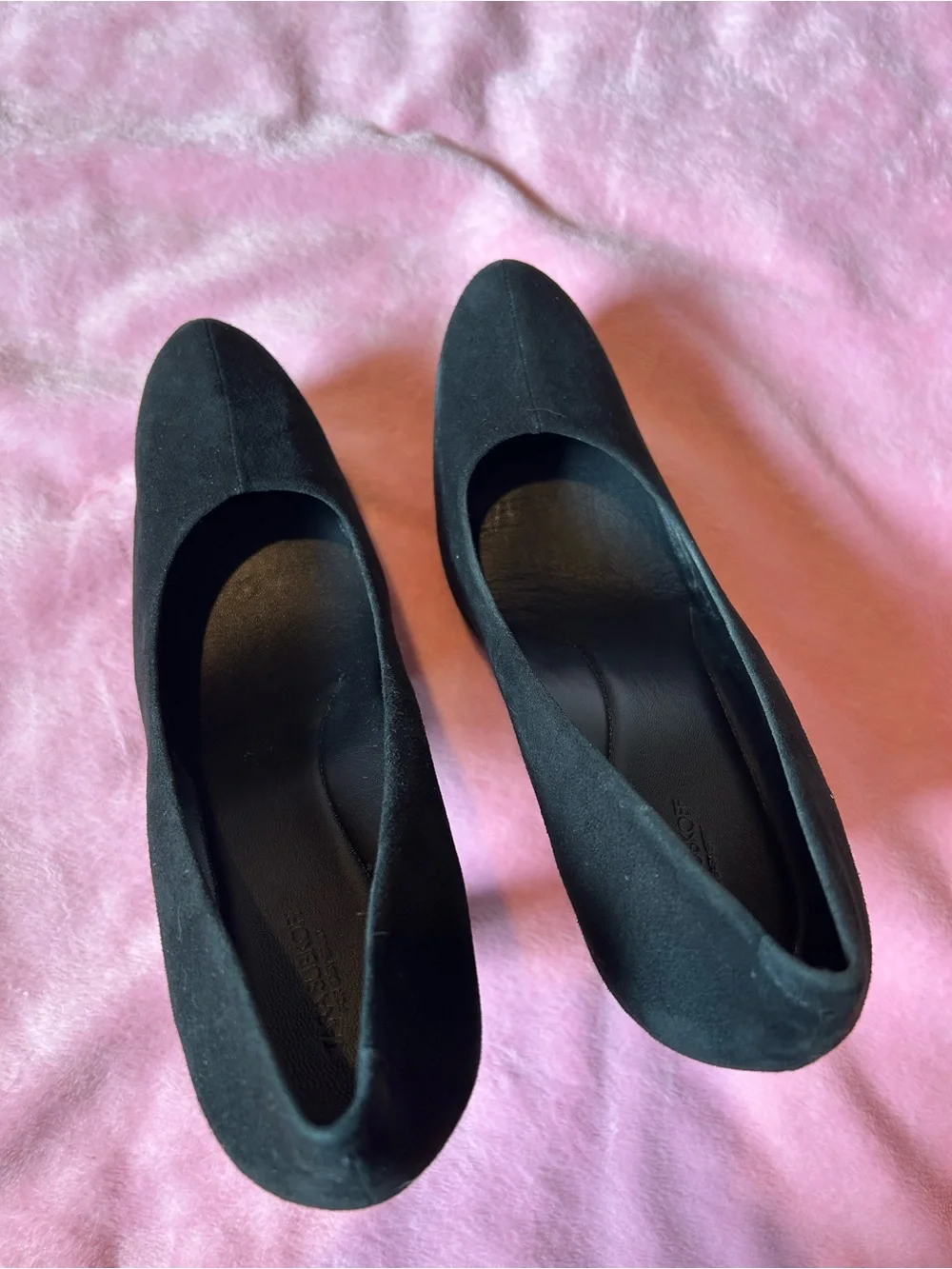 Tara Subkoff Easy Spirit Black Suede Platform Pumps - Women's Heels
